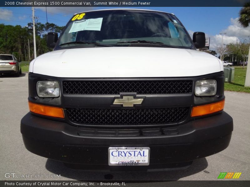 Summit White / Medium Pewter 2008 Chevrolet Express 1500 Commercial Van
