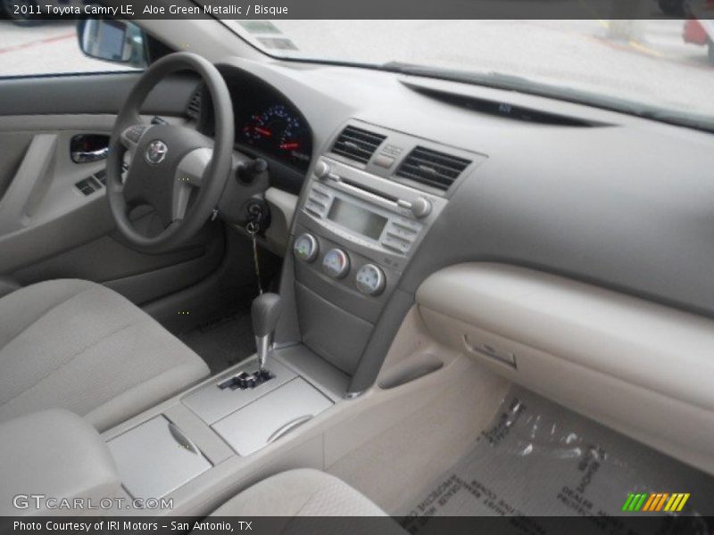 Aloe Green Metallic / Bisque 2011 Toyota Camry LE