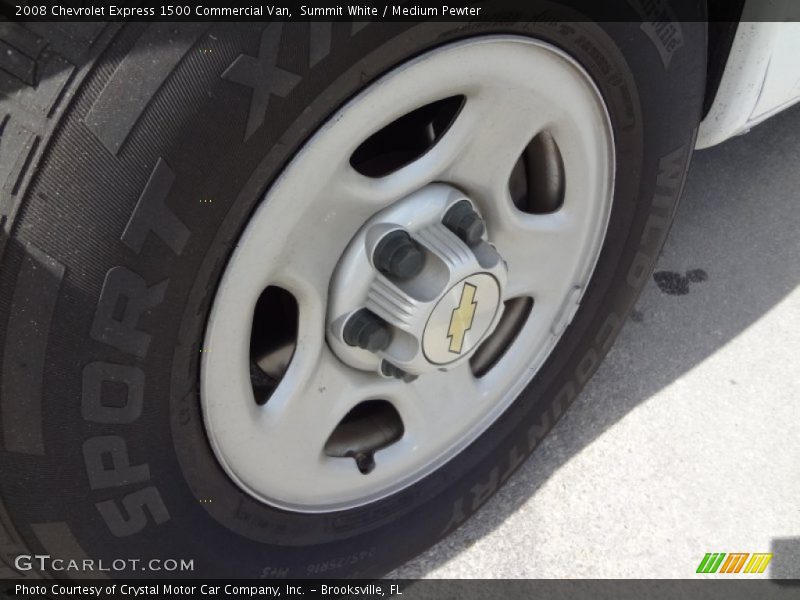Summit White / Medium Pewter 2008 Chevrolet Express 1500 Commercial Van