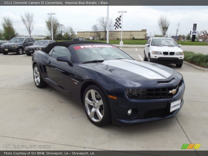 Imperial Blue Metallic / Black 2011 Chevrolet Camaro SS Convertible