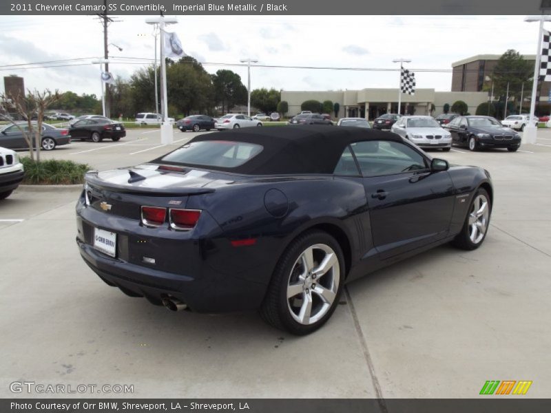 Imperial Blue Metallic / Black 2011 Chevrolet Camaro SS Convertible