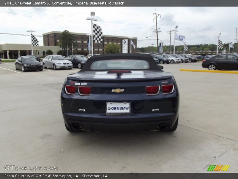 Imperial Blue Metallic / Black 2011 Chevrolet Camaro SS Convertible