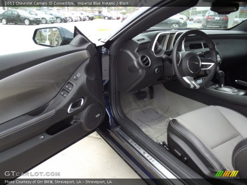 Imperial Blue Metallic / Black 2011 Chevrolet Camaro SS Convertible
