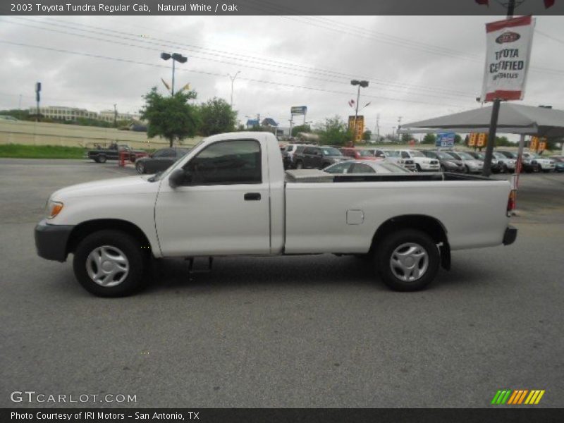  2003 Tundra Regular Cab Natural White