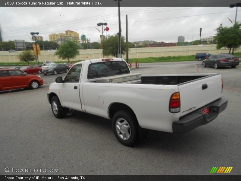 Natural White / Oak 2003 Toyota Tundra Regular Cab