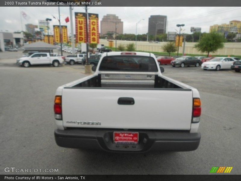 Natural White / Oak 2003 Toyota Tundra Regular Cab