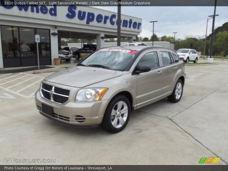 Light Sandstone Metallic / Dark Slate Gray/Medium Graystone 2010 Dodge Caliber SXT