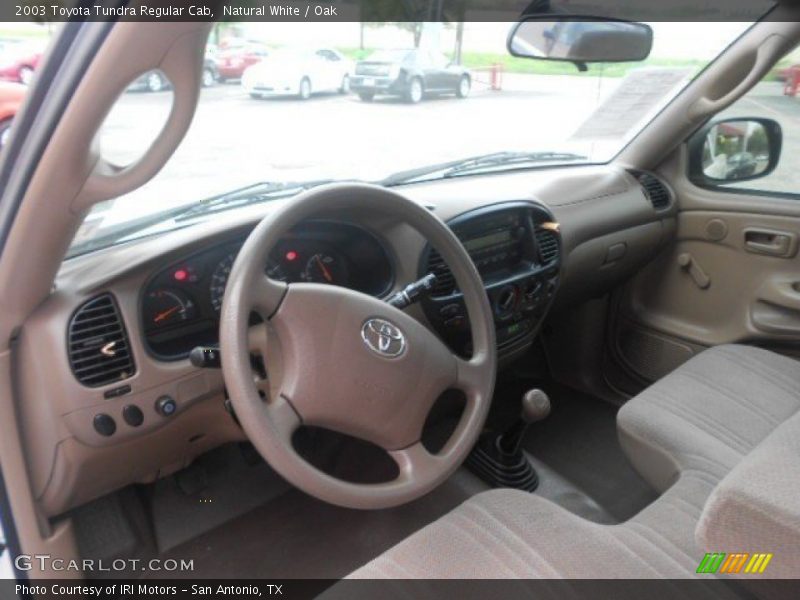  2003 Tundra Regular Cab Oak Interior