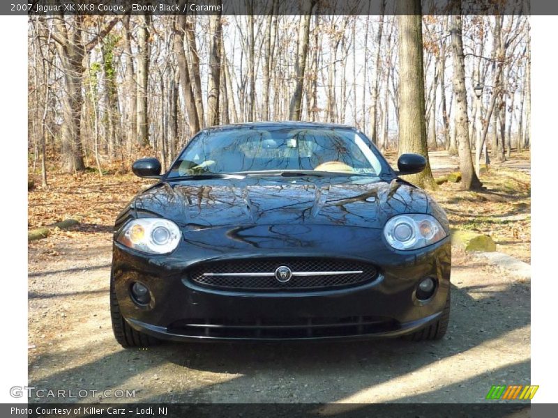 Ebony Black / Caramel 2007 Jaguar XK XK8 Coupe