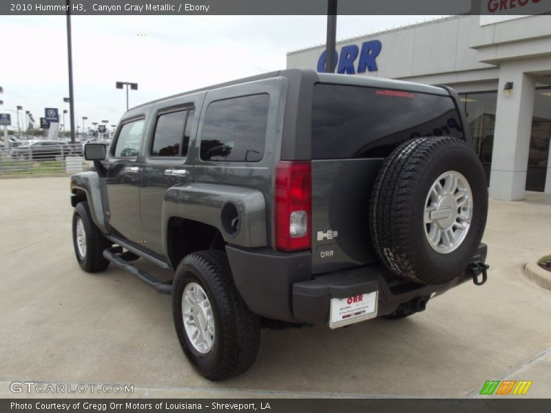 Canyon Gray Metallic / Ebony 2010 Hummer H3