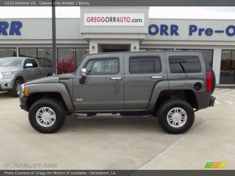 Canyon Gray Metallic / Ebony 2010 Hummer H3