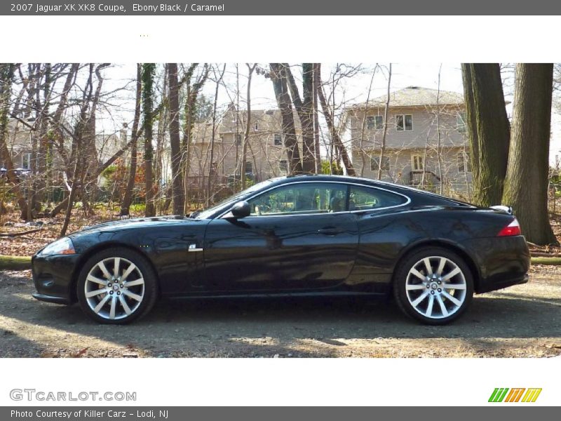 Ebony Black / Caramel 2007 Jaguar XK XK8 Coupe