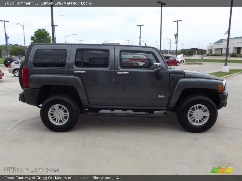 Canyon Gray Metallic / Ebony 2010 Hummer H3