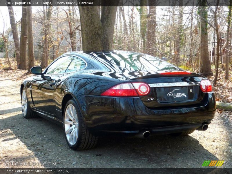 Ebony Black / Caramel 2007 Jaguar XK XK8 Coupe