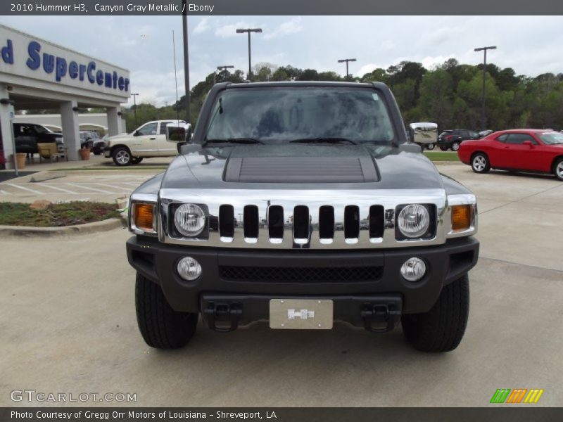 Canyon Gray Metallic / Ebony 2010 Hummer H3