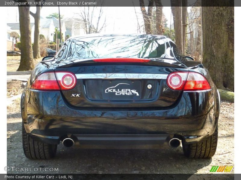 Ebony Black / Caramel 2007 Jaguar XK XK8 Coupe