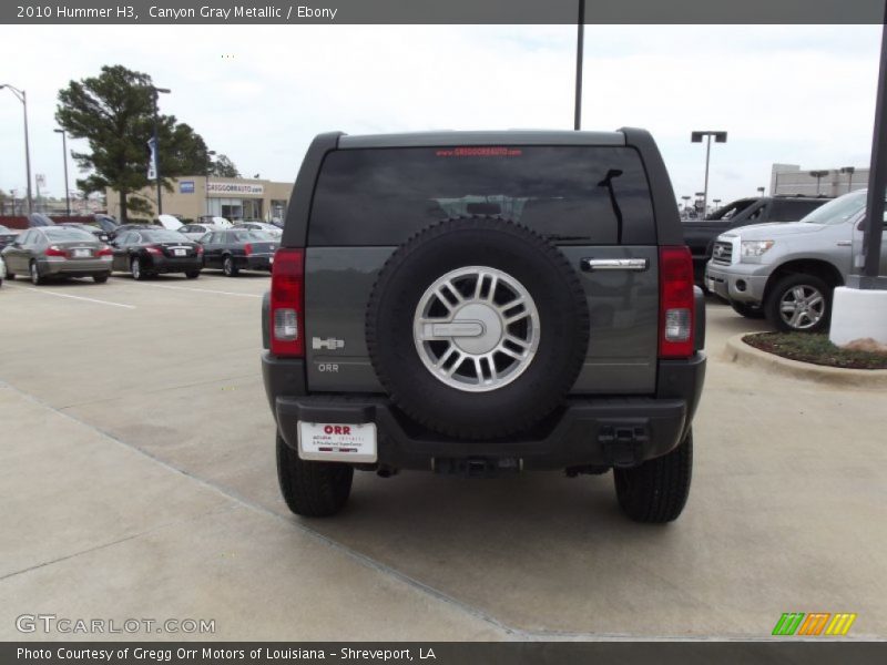 Canyon Gray Metallic / Ebony 2010 Hummer H3