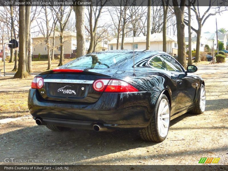 Ebony Black / Caramel 2007 Jaguar XK XK8 Coupe