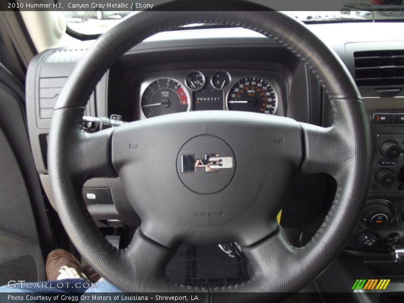 Canyon Gray Metallic / Ebony 2010 Hummer H3