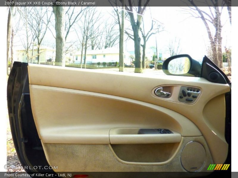 Ebony Black / Caramel 2007 Jaguar XK XK8 Coupe