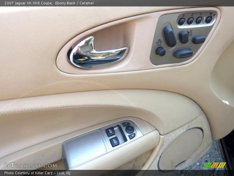 Ebony Black / Caramel 2007 Jaguar XK XK8 Coupe