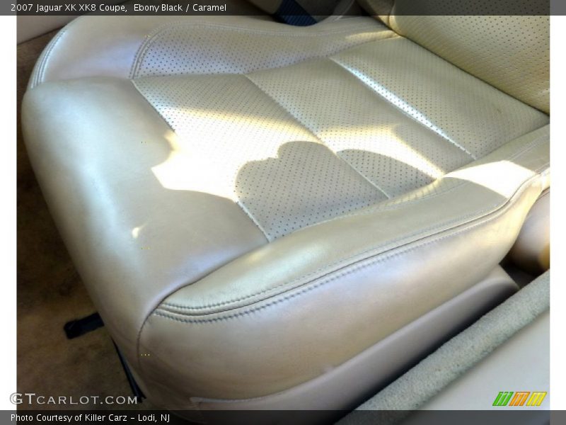Ebony Black / Caramel 2007 Jaguar XK XK8 Coupe