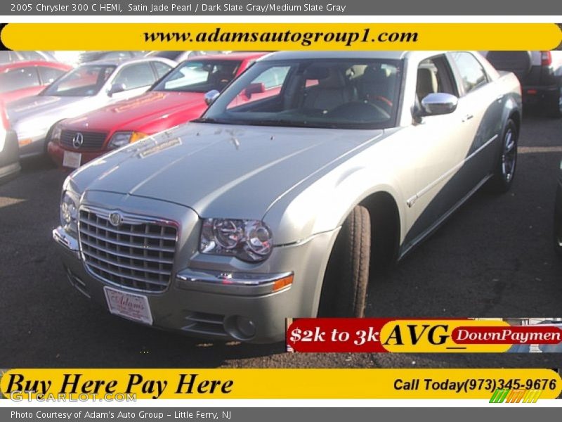 Satin Jade Pearl / Dark Slate Gray/Medium Slate Gray 2005 Chrysler 300 C HEMI