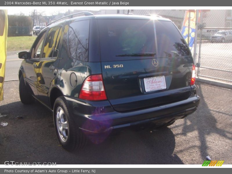 Everest Green Metallic / Java Beige 2004 Mercedes-Benz ML 350 4Matic