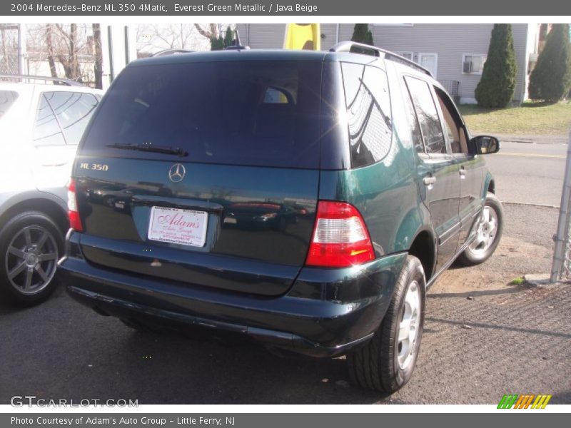 Everest Green Metallic / Java Beige 2004 Mercedes-Benz ML 350 4Matic