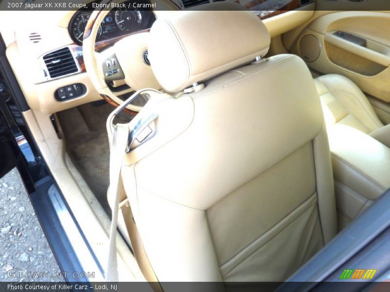 Ebony Black / Caramel 2007 Jaguar XK XK8 Coupe