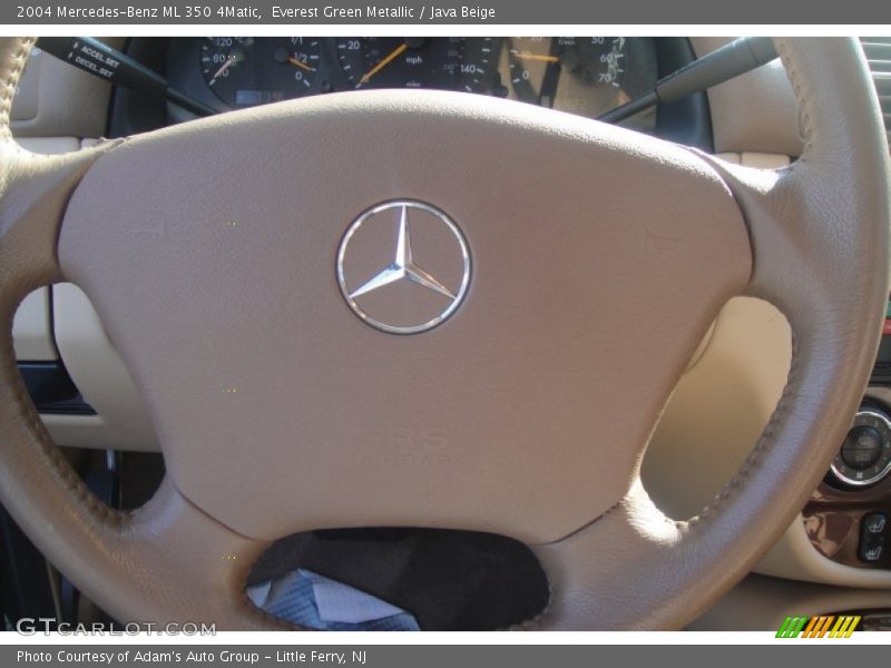 Everest Green Metallic / Java Beige 2004 Mercedes-Benz ML 350 4Matic