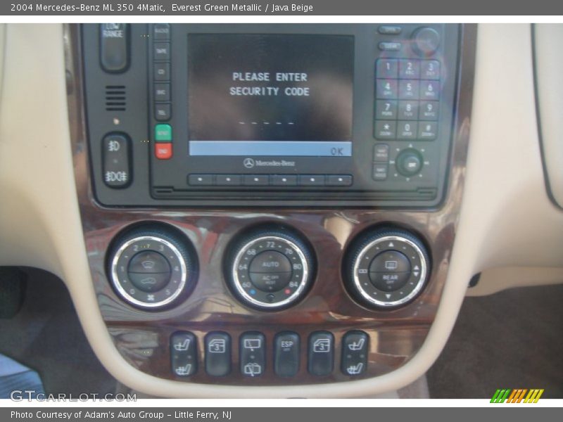 Everest Green Metallic / Java Beige 2004 Mercedes-Benz ML 350 4Matic