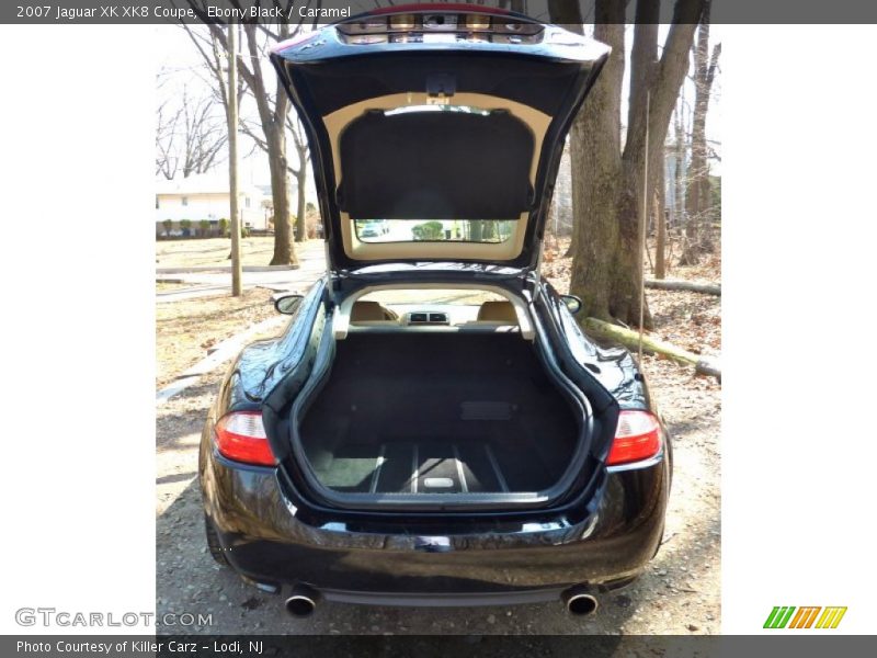 Ebony Black / Caramel 2007 Jaguar XK XK8 Coupe