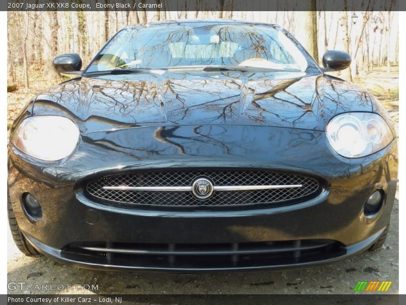Ebony Black / Caramel 2007 Jaguar XK XK8 Coupe