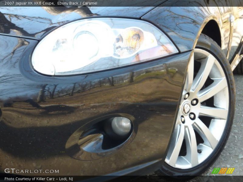 Ebony Black / Caramel 2007 Jaguar XK XK8 Coupe