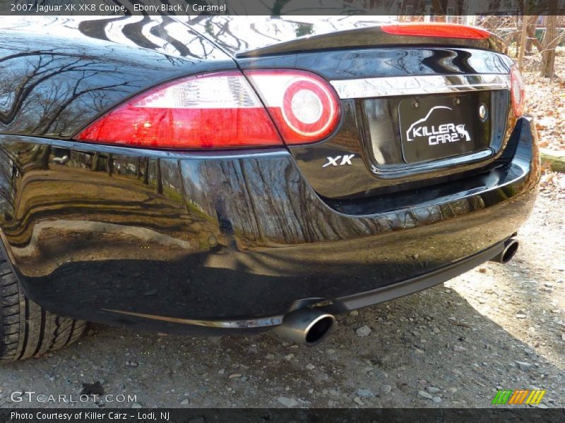 Ebony Black / Caramel 2007 Jaguar XK XK8 Coupe