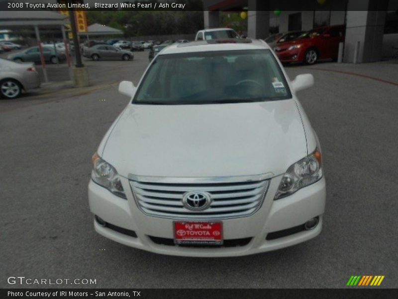 Blizzard White Pearl / Ash Gray 2008 Toyota Avalon Limited