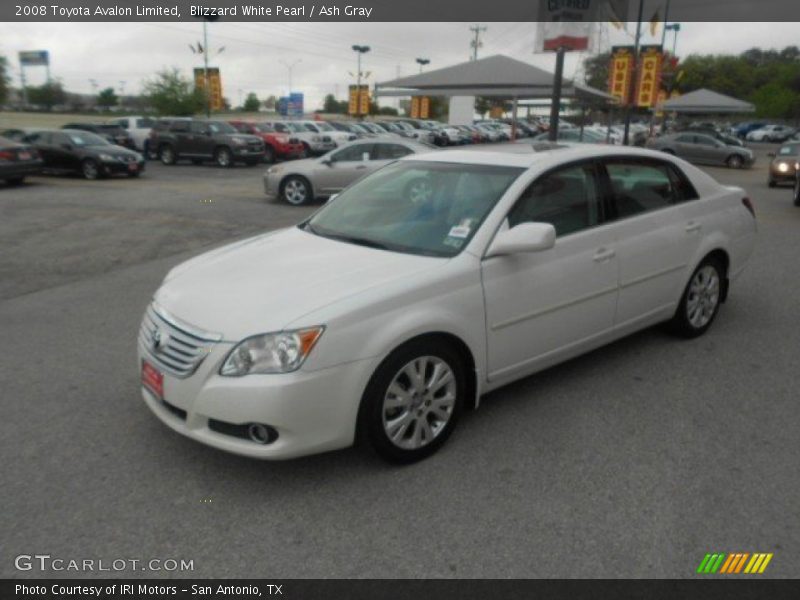 Blizzard White Pearl / Ash Gray 2008 Toyota Avalon Limited
