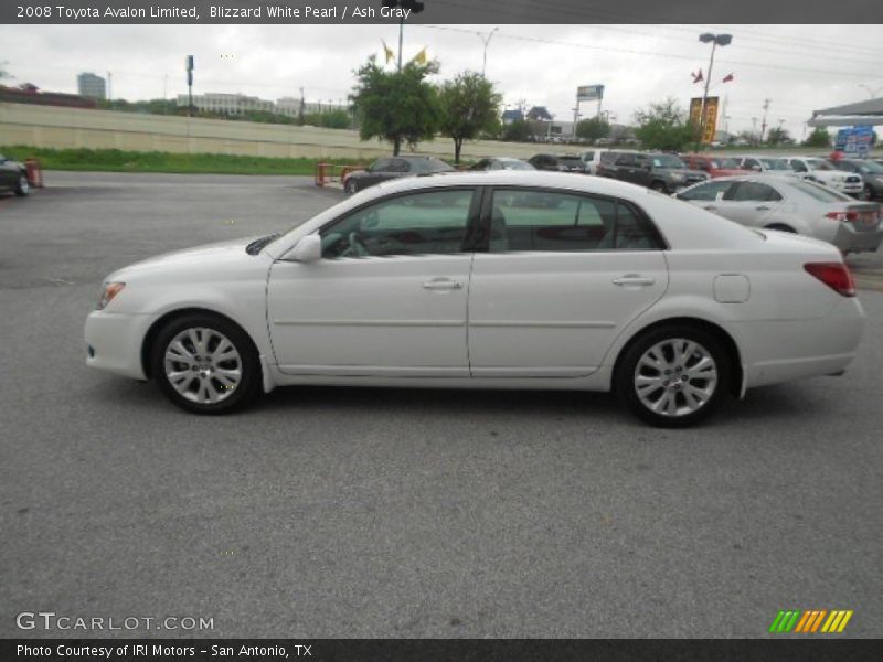 Blizzard White Pearl / Ash Gray 2008 Toyota Avalon Limited