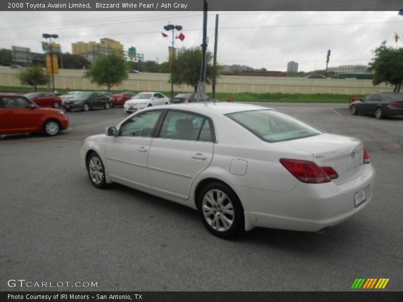 Blizzard White Pearl / Ash Gray 2008 Toyota Avalon Limited