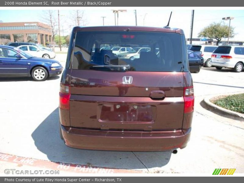 Root Beer Metallic / Black/Copper 2008 Honda Element SC