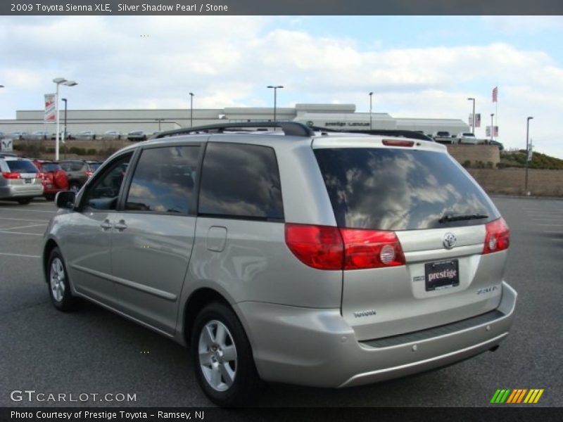 Silver Shadow Pearl / Stone 2009 Toyota Sienna XLE