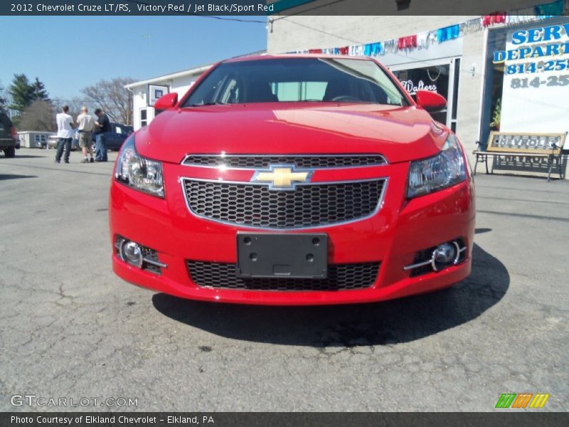 Victory Red / Jet Black/Sport Red 2012 Chevrolet Cruze LT/RS
