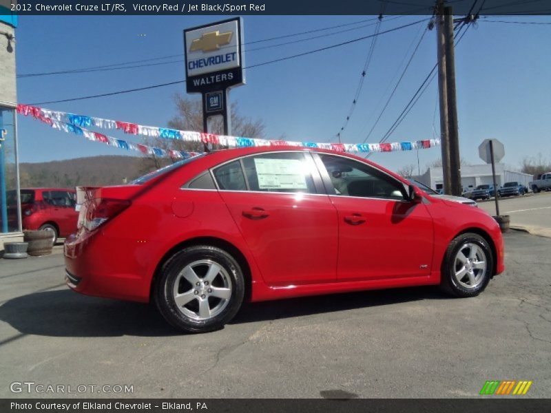Victory Red / Jet Black/Sport Red 2012 Chevrolet Cruze LT/RS