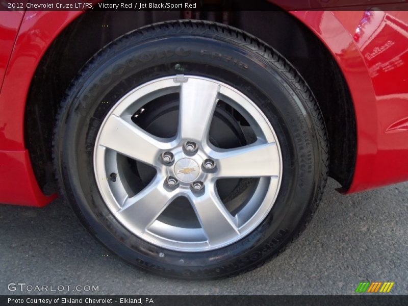 Victory Red / Jet Black/Sport Red 2012 Chevrolet Cruze LT/RS
