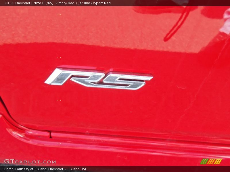 Victory Red / Jet Black/Sport Red 2012 Chevrolet Cruze LT/RS