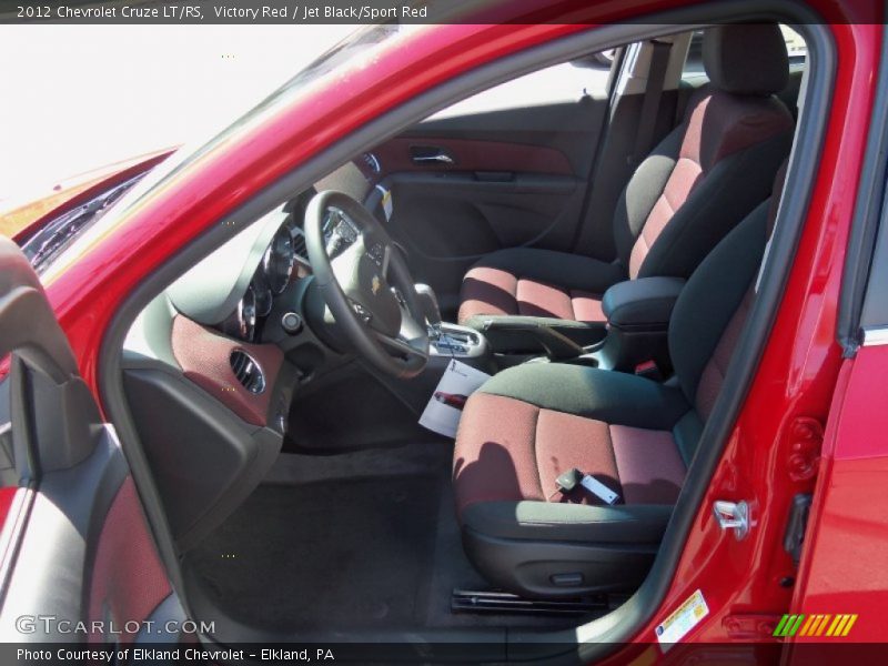 Victory Red / Jet Black/Sport Red 2012 Chevrolet Cruze LT/RS