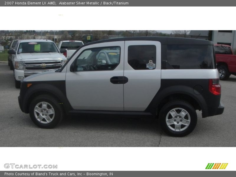 Alabaster Silver Metallic / Black/Titanium 2007 Honda Element LX AWD