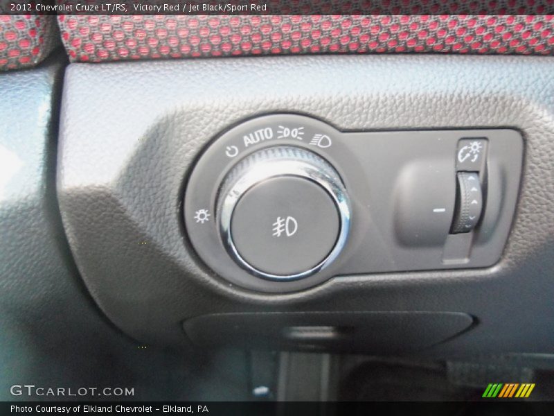 Victory Red / Jet Black/Sport Red 2012 Chevrolet Cruze LT/RS