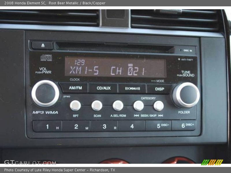 Root Beer Metallic / Black/Copper 2008 Honda Element SC